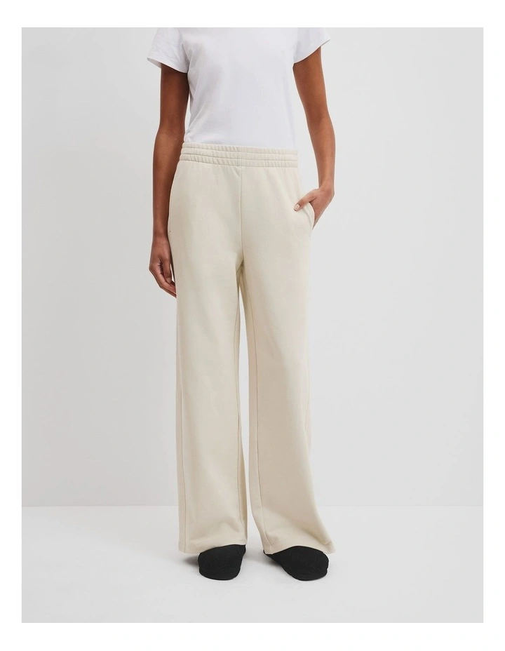 Towards Circularity Track Pant in Pebble image 2