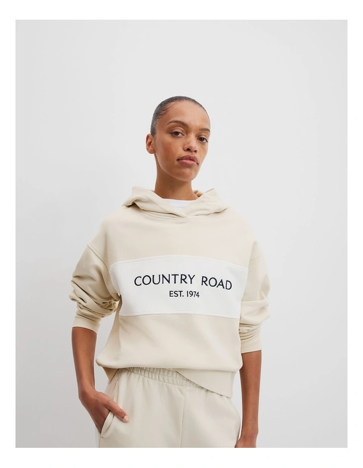 Hoodie Country Road Jumper White White Country Road Womens Hoodie