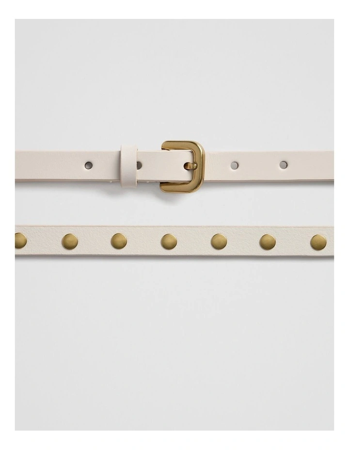 Pippa Belt in Crema image 3