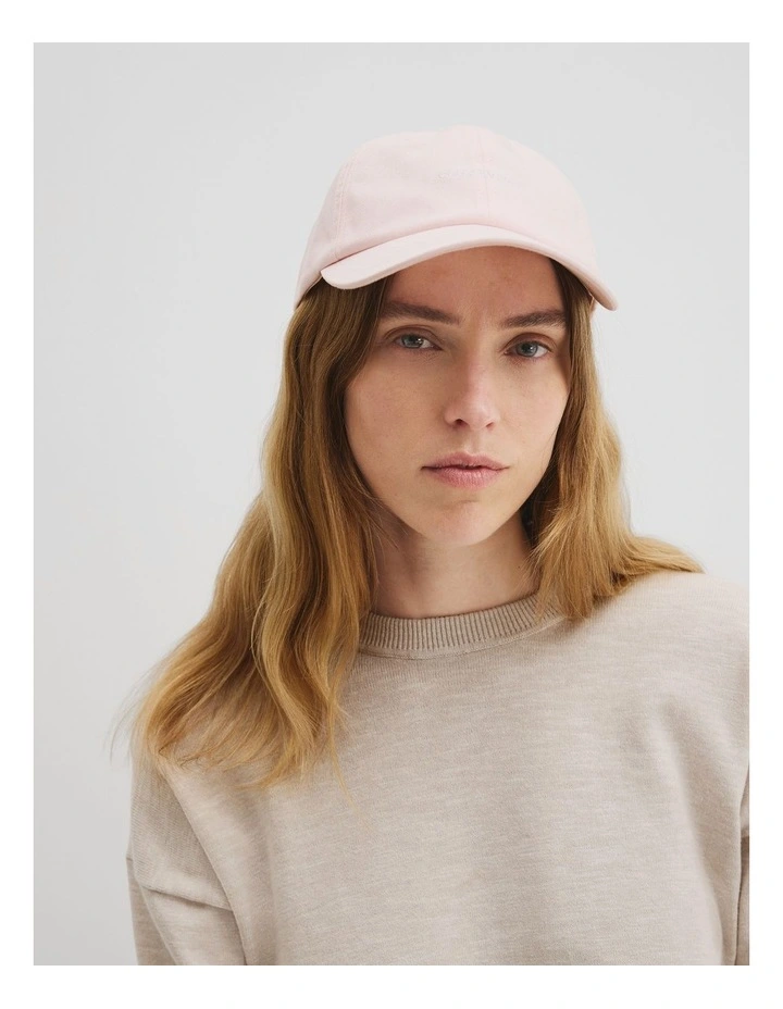 Mini Logo Cap in Ballet Pink image 2
