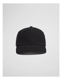 Monogram Cap in Black