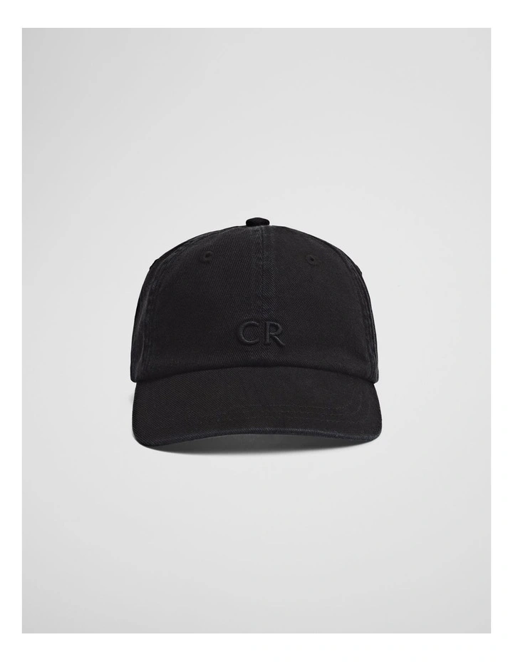Monogram Cap in Black image 1