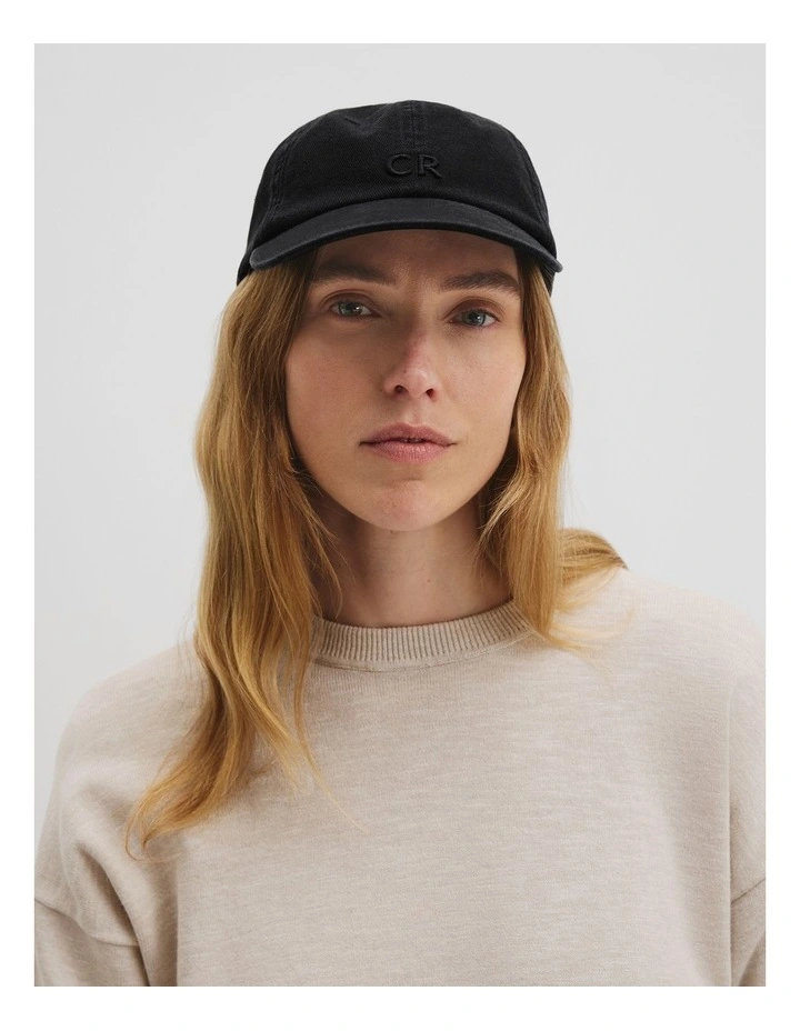 Monogram Cap in Black image 2