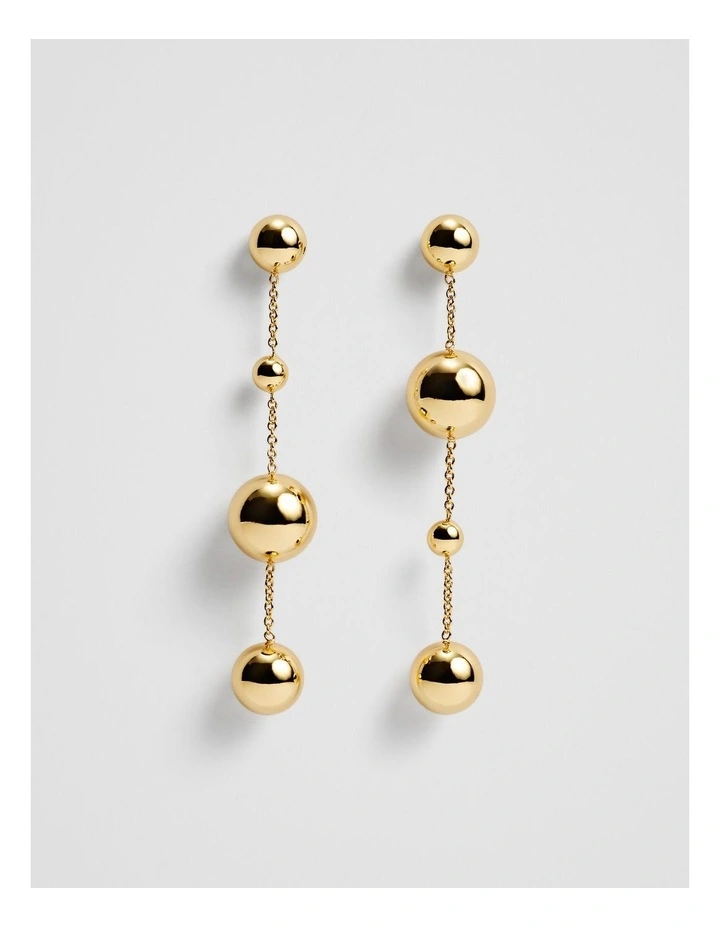 Pippa Drop Earring in Gold image 1