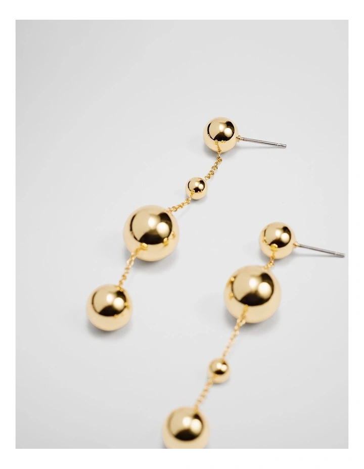 Pippa Drop Earring in Gold image 3