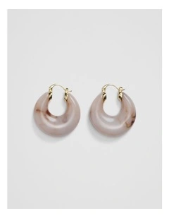 Marissa Hoop Earring in Neutral