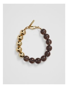 Pippa Beaded Bracelet in Cocoa