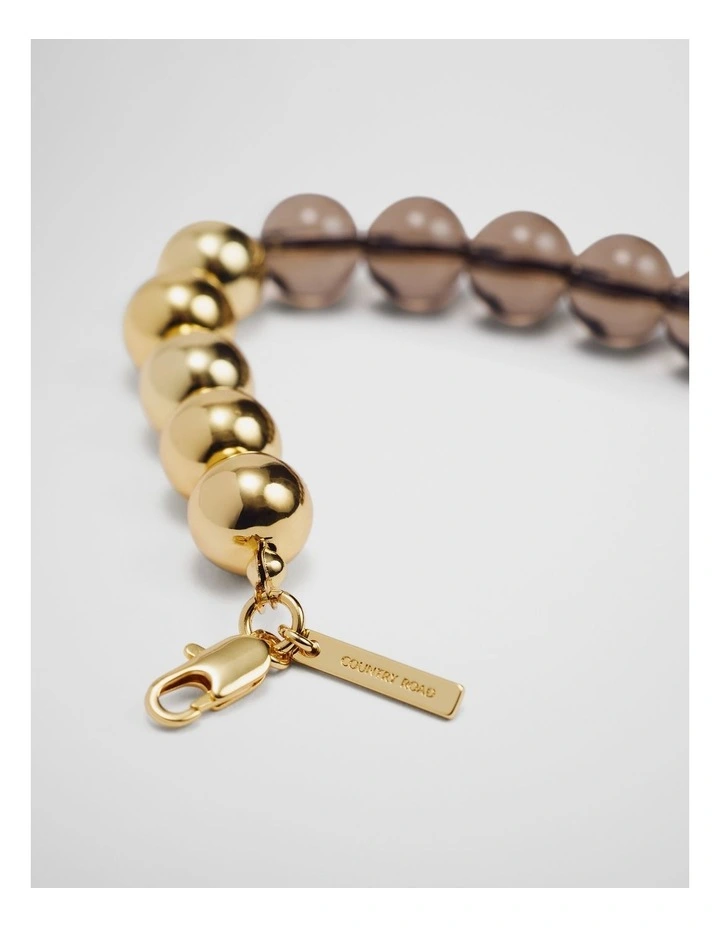 Pippa Beaded Bracelet in Cocoa image 3