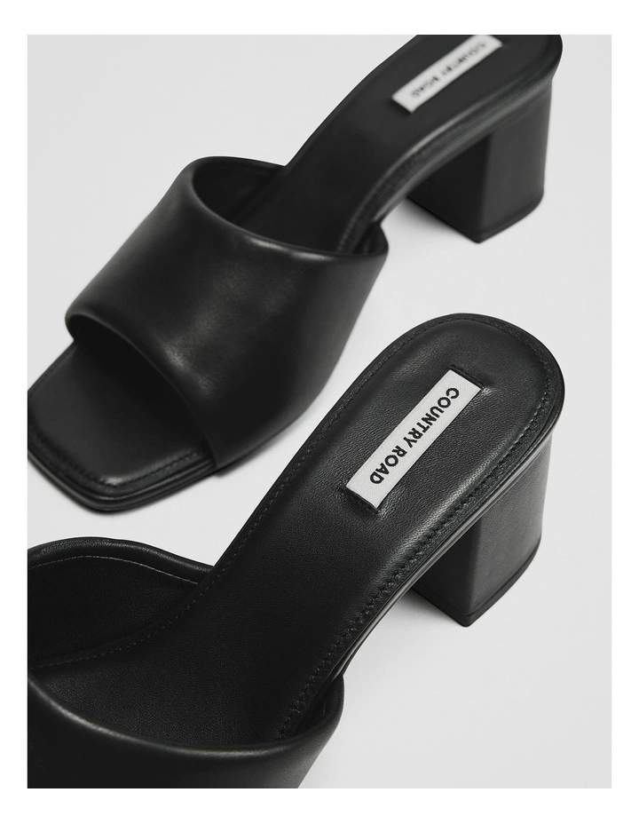 Esther Mid Heel in Black image 4