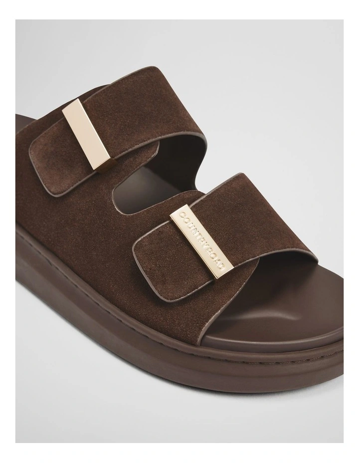 Keeper Leather Sandal in Cocoa image 3