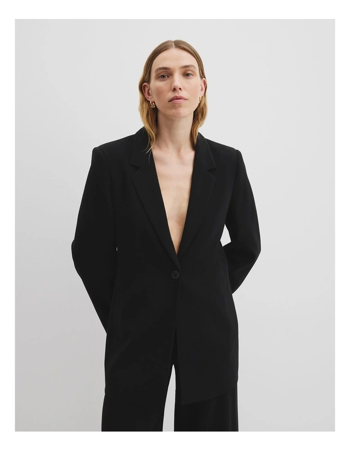 Slim Blazer in Black image 1
