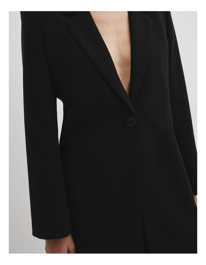 Slim Blazer in Black image 2