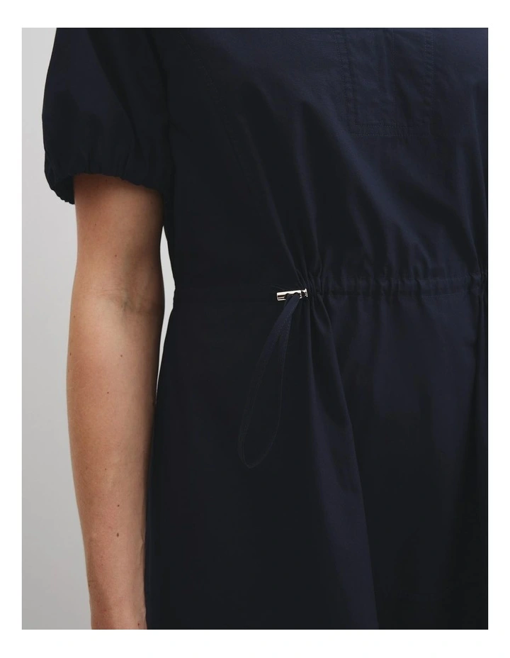 Drawcord Midi Dress in Twilight image 2