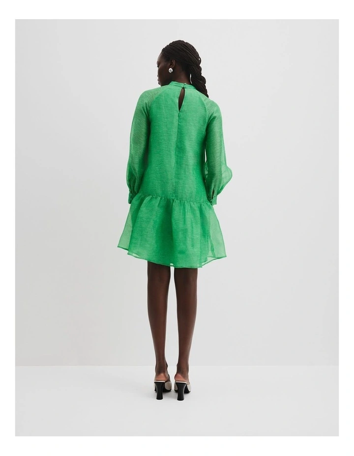 Soft Mini Dress in Jade image 4