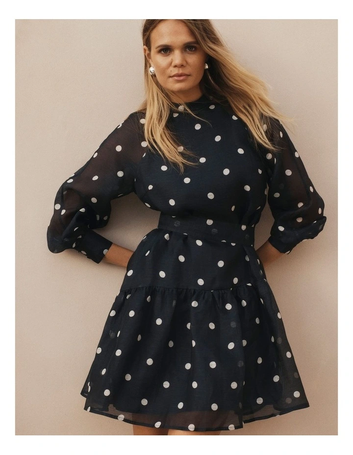 Spot Mini Dress in Twilight Spot image 2