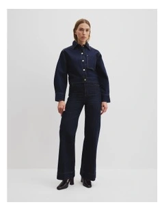 Denim Jacket in Indigo Rinse
