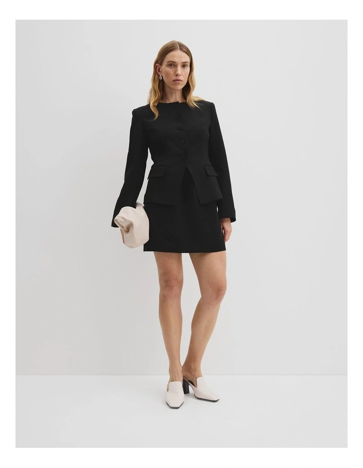 Lady Like Contour Jacket in Black image 3