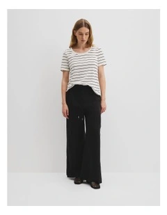 Pull On Sports Pant in Black