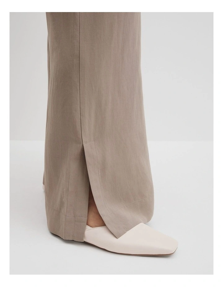 Pull On Sports Pant in Taupe image 3