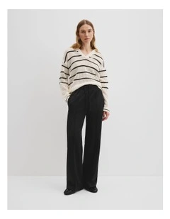 Tricot Pant in Black