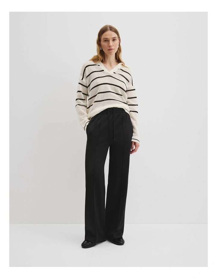 Tricot Pant in Black image 1
