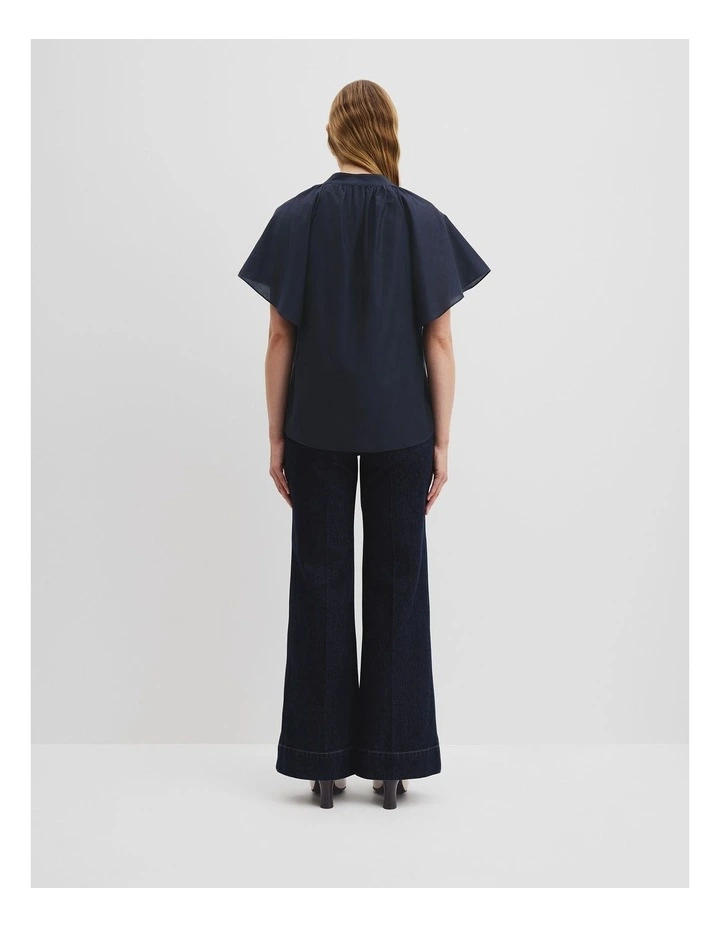 Flutter Sleeve Blouse in Twilight image 4