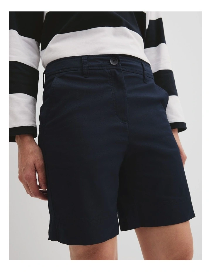 Australian Cotton Twill Walk Short in Ink image 3