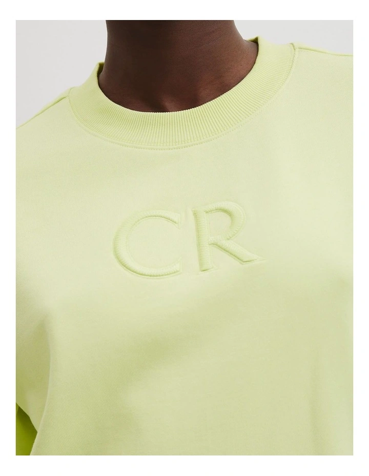 Australian Cotton Logo Sweat in Citrus image 3
