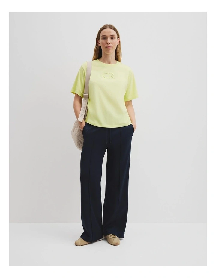 Australian Cotton Logo T-shirt in Citrus image 3