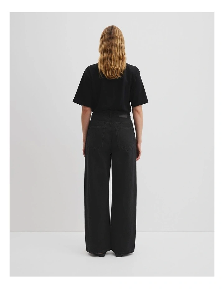 Boyfriend Jean in Black image 4
