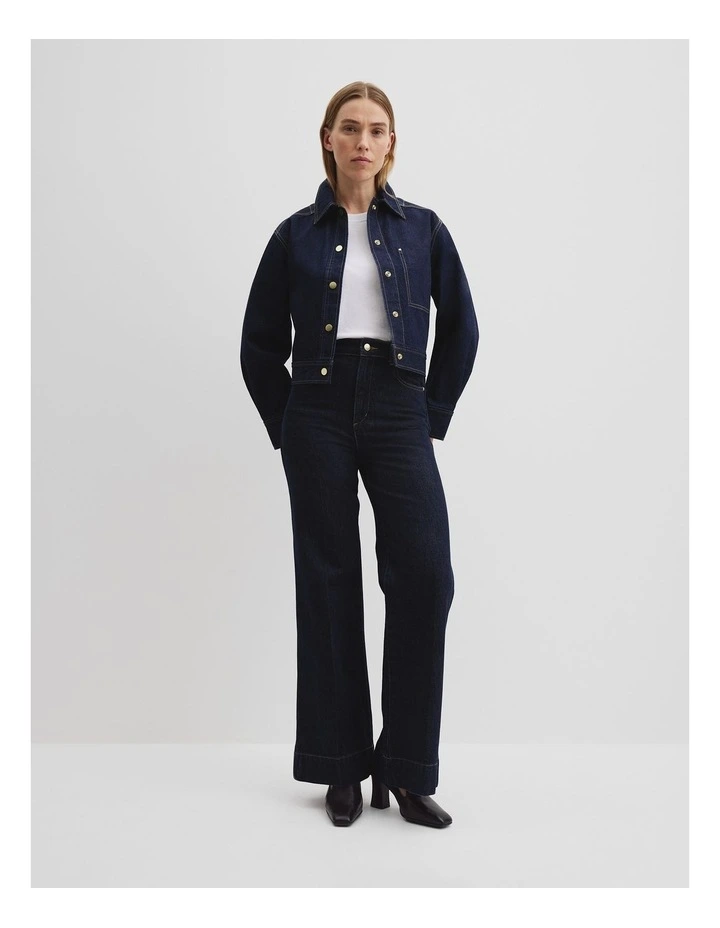 Bootleg Jean in Indigo Rinse image 1