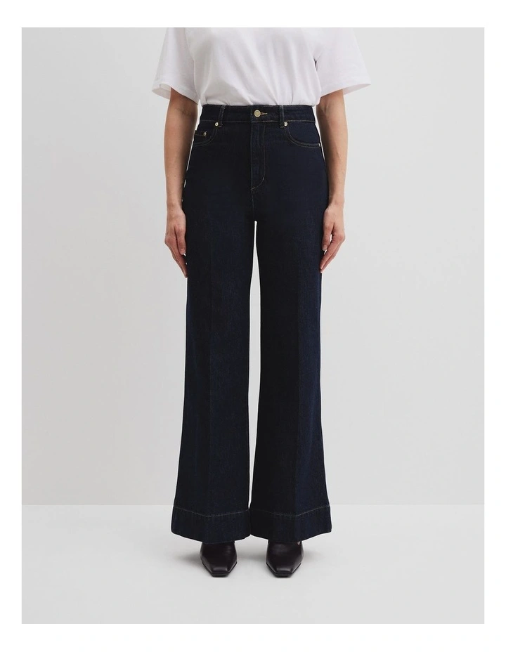 Bootleg Jean in Indigo Rinse image 2