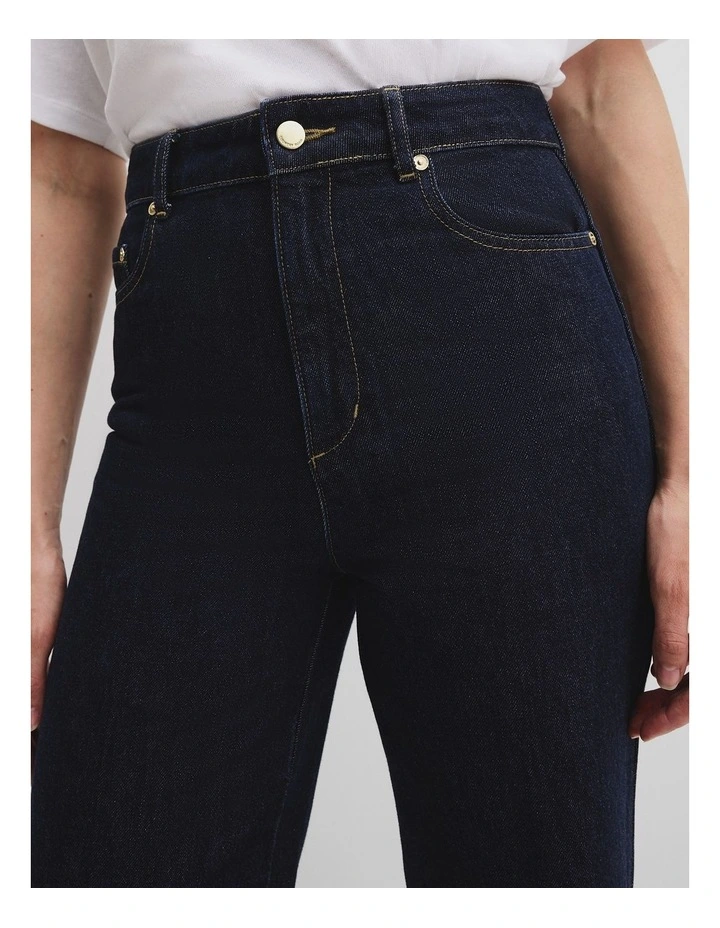 Bootleg Jean in Indigo Rinse image 3
