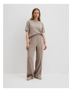 Side Stripe Pant in Taupe