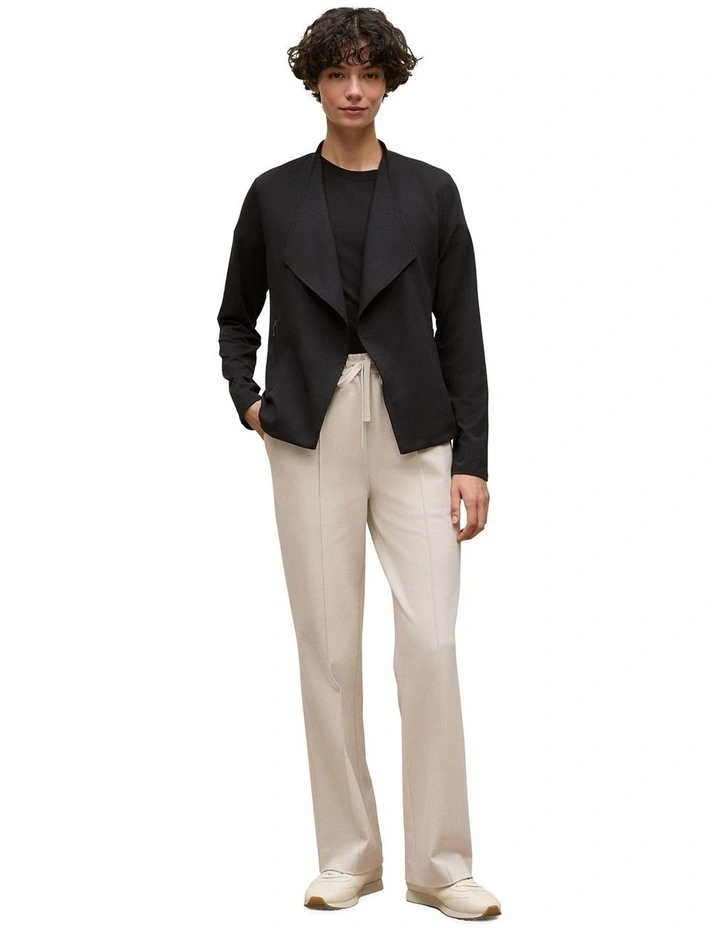 Bamboo Viscose Jacket in Black image 2