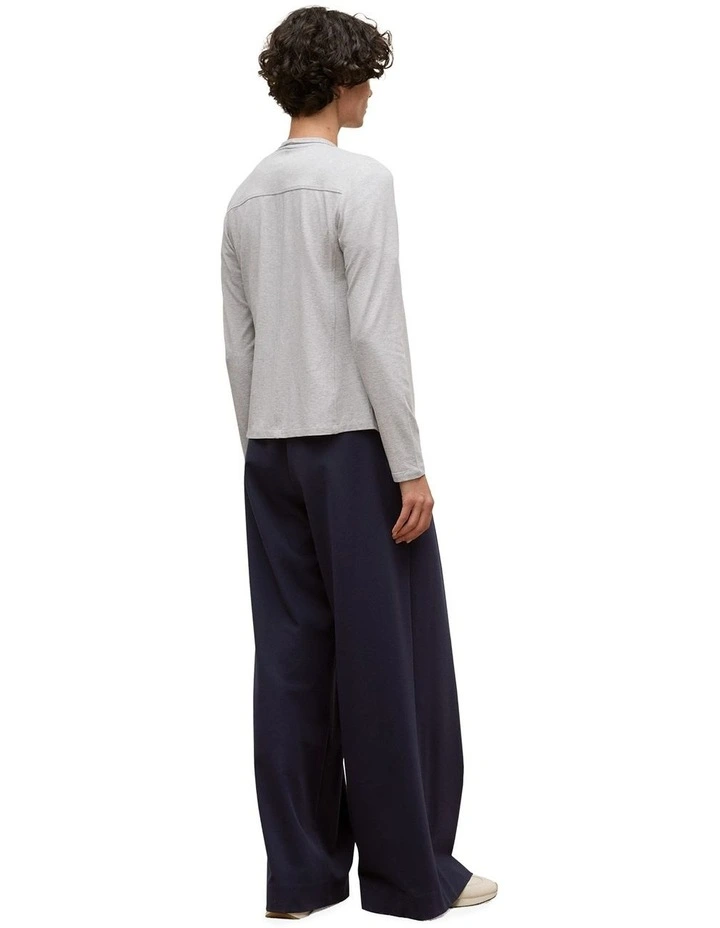 Bamboo Viscose Marle Jacket in Light Grey Marle image 5