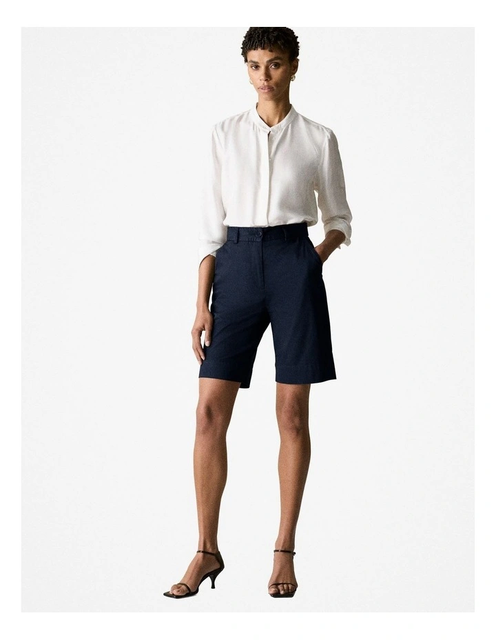Longline Chino Shorts in Night Sky image 1