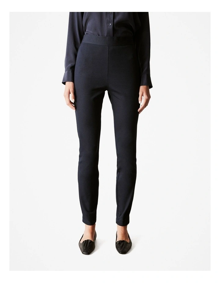 Cotton Blend Bi-stretch Legging in Night Sky image 2