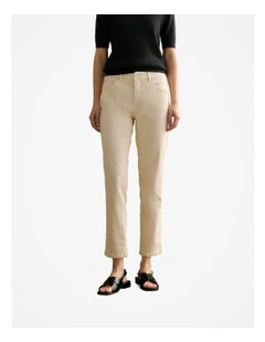 Undyed Natural Denim Boyfriend Jean in Ecru