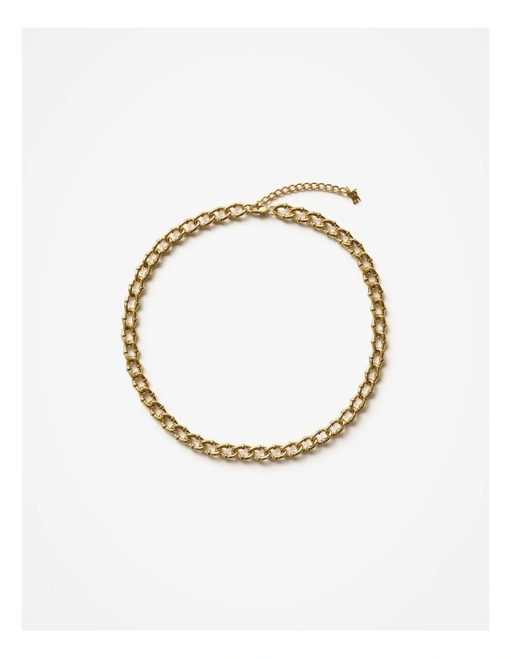 Signature Link Necklace in Gold image 1