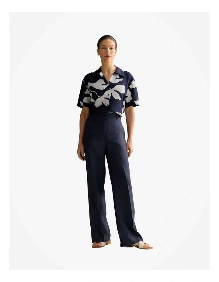 Palm Resort Shirt in Navy image 2