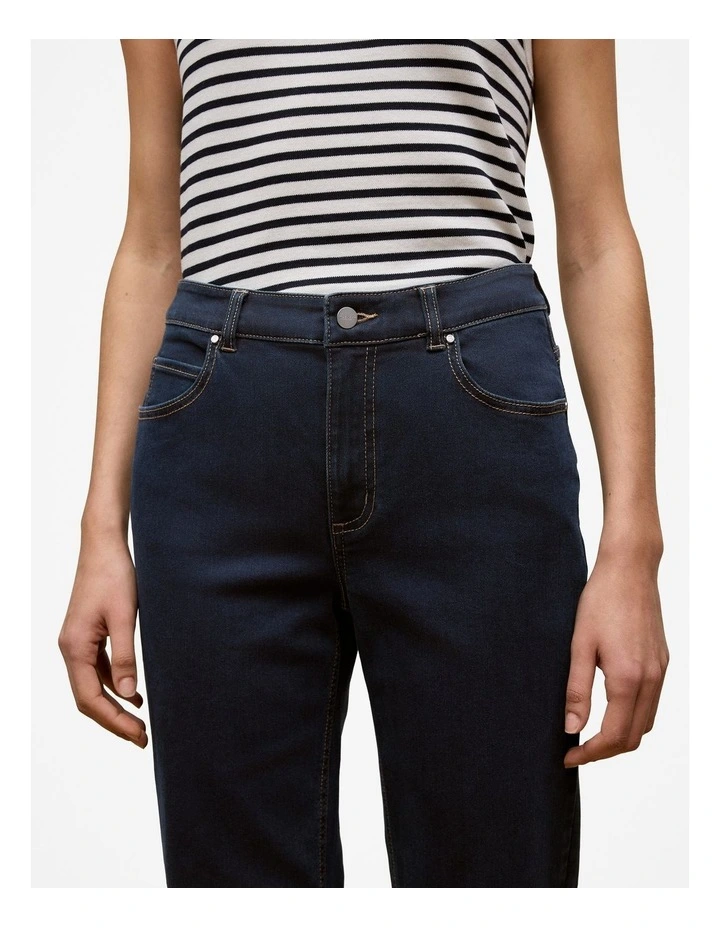 Wide Leg Jean in Dark Indigo image 3