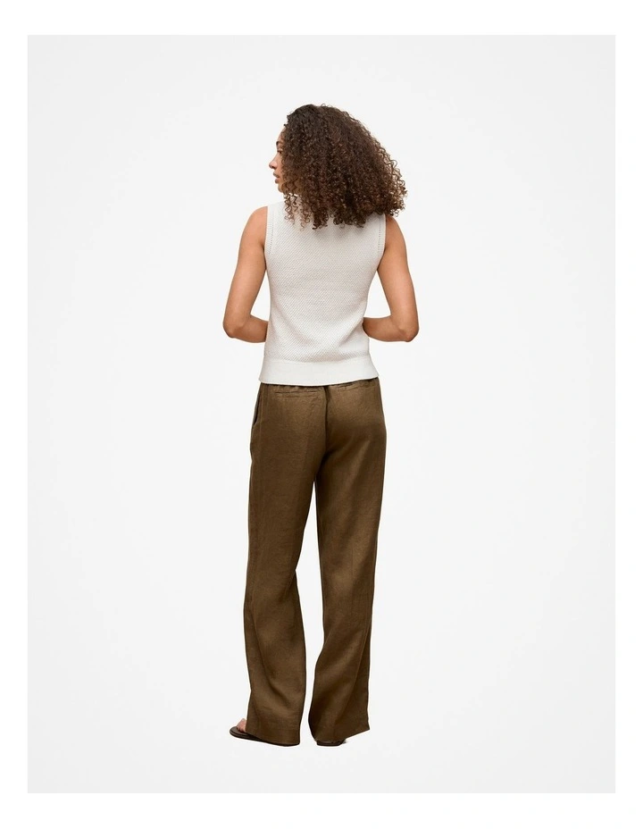 Cotton Texture Knit Tank in Off White image 4