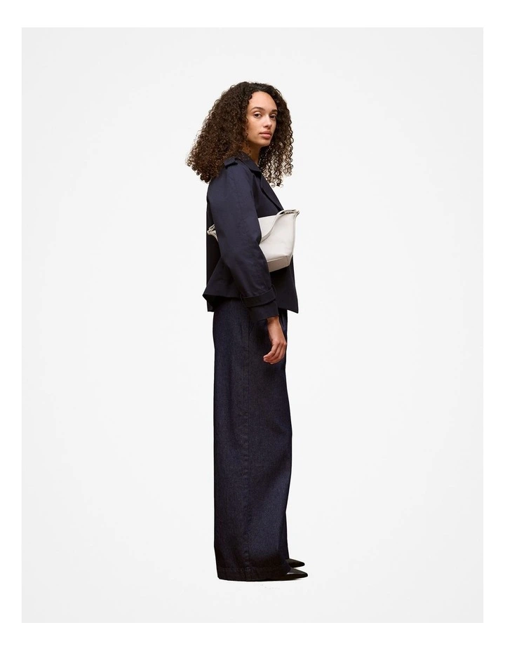 Denim Tailored Pant in Dark Blue image 5