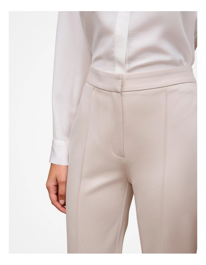 Ponte Tailored Kick Flare Pant in Stone image 4