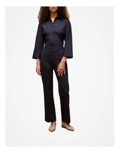 Ponte Tailored Kick Flare Pant in Night Sky