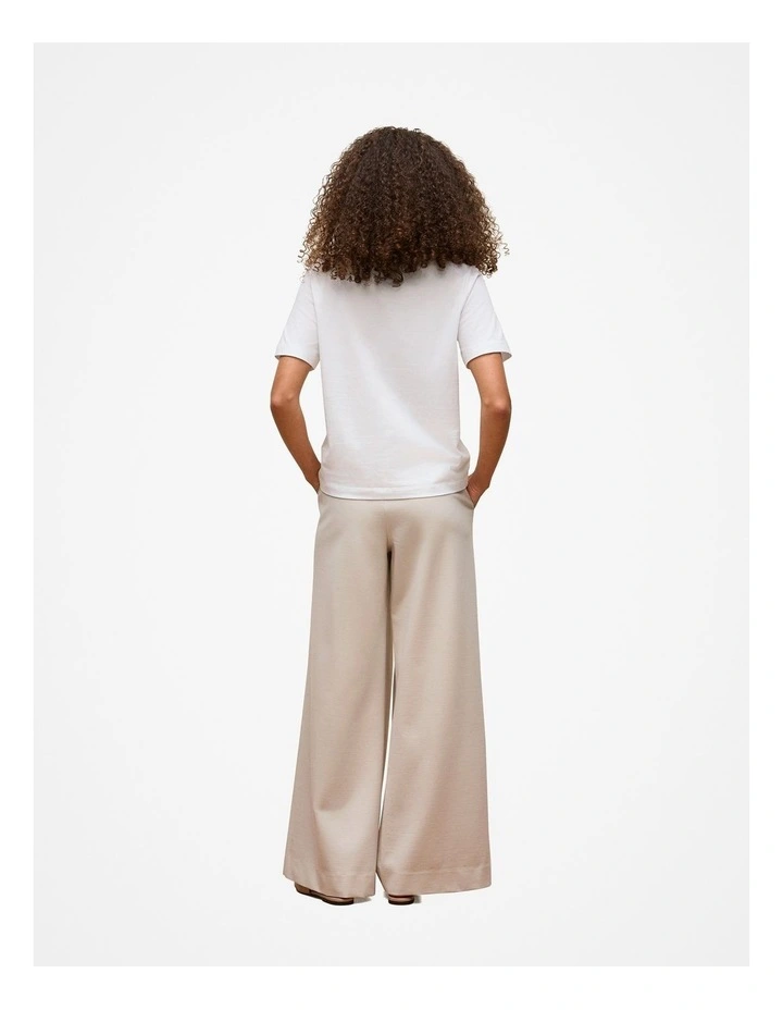 Australian Cotton Crew T-shirt in White image 5