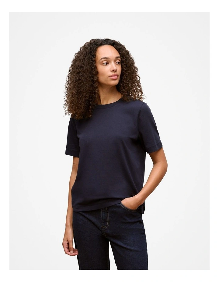 Australian Cotton Crew T-shirt in Night Sky image 1