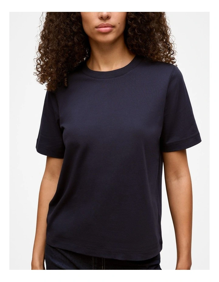 Australian Cotton Crew T-shirt in Night Sky image 3