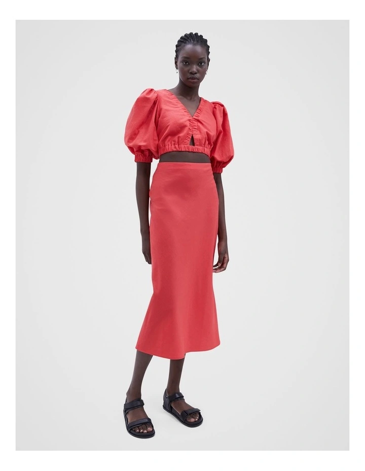 Kara Straight Tailored Pants in Brown image 5